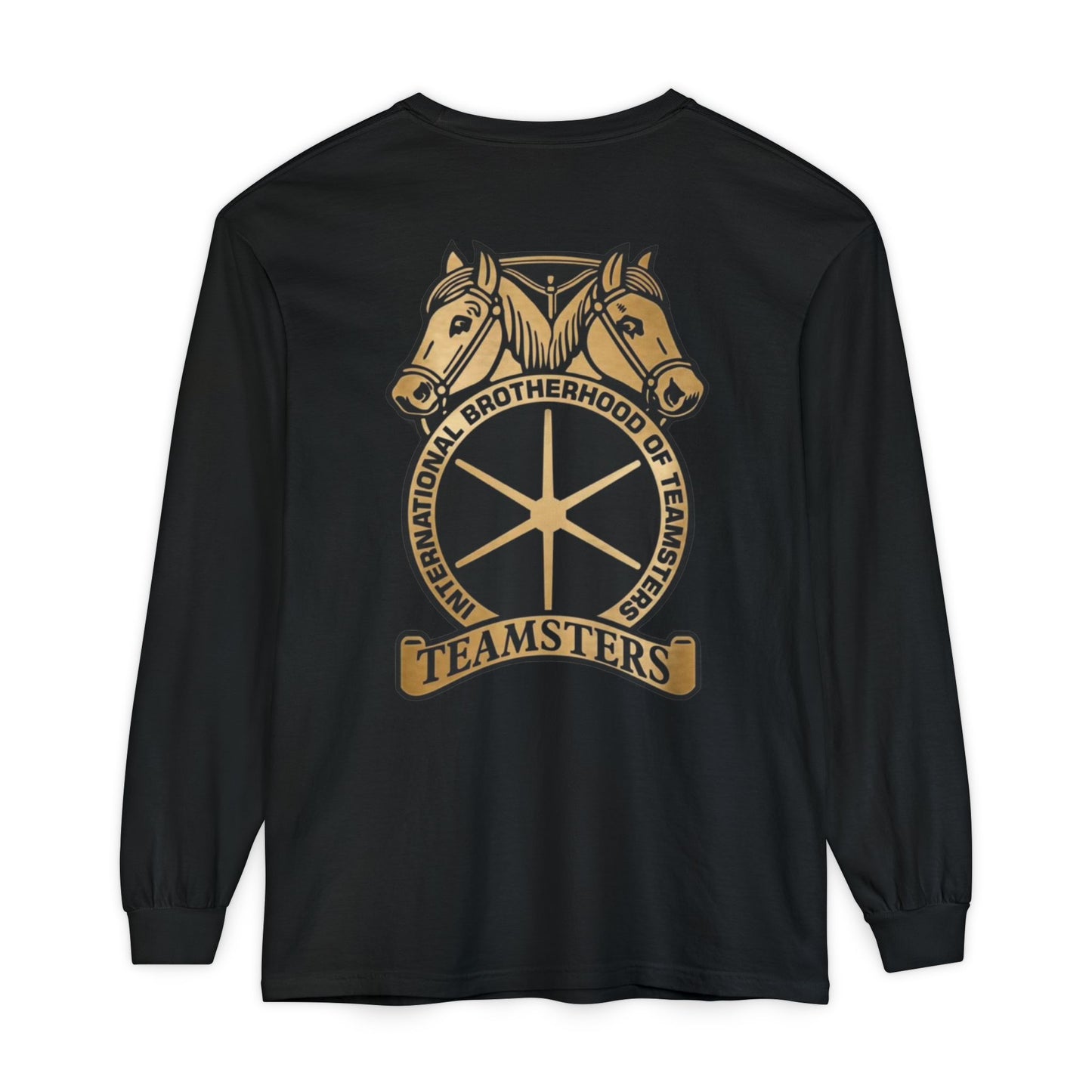 Blk Teamsters Long Sleeve T-Shirt