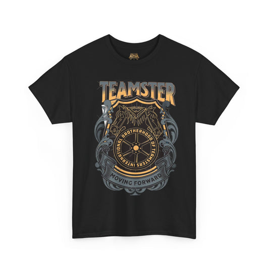 Blk Teamsters Heavy Cotton Tee