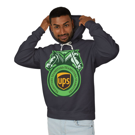 UPS TEAMSTERS Lightweight Hooded Sweatshirt