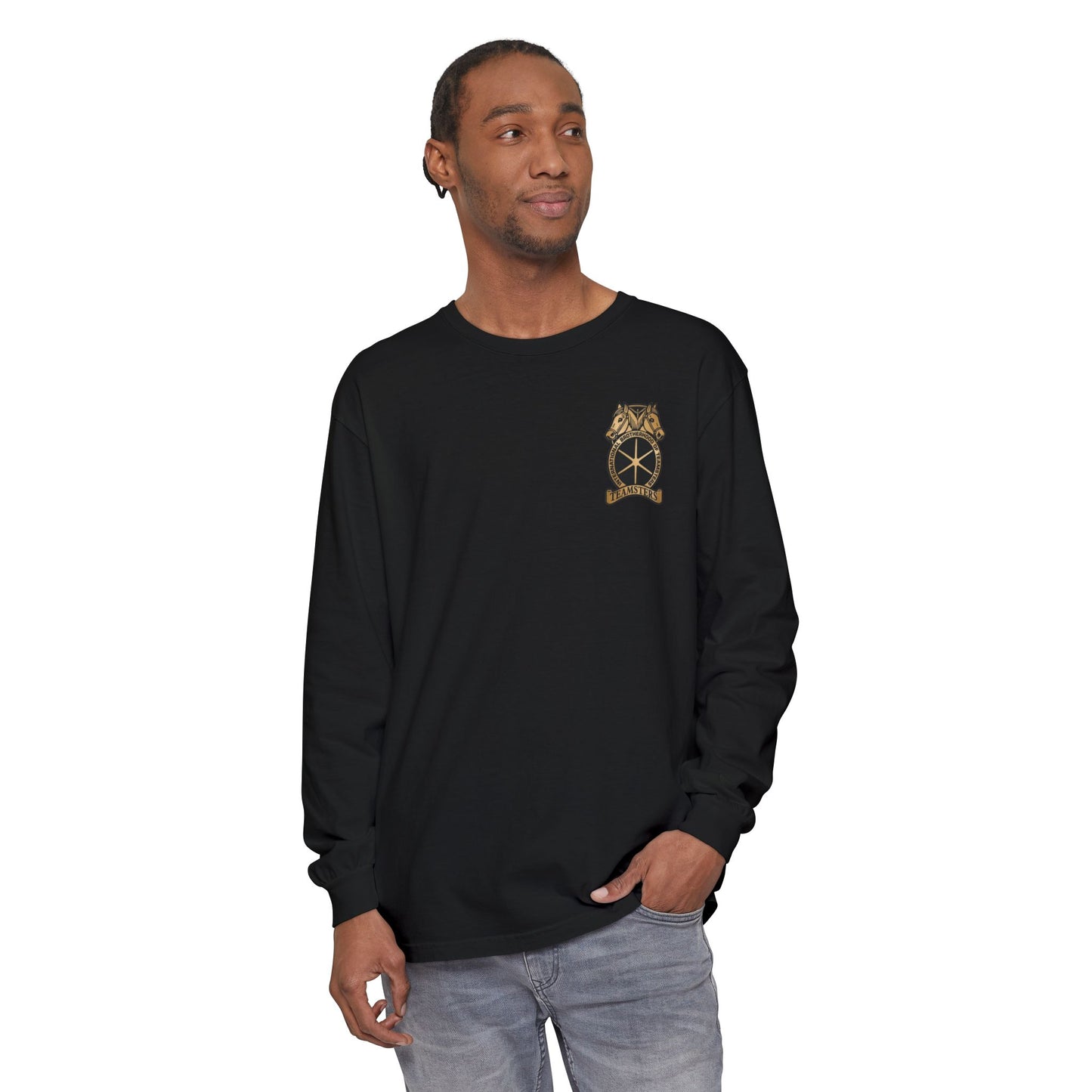 Blk Teamsters Long Sleeve T-Shirt