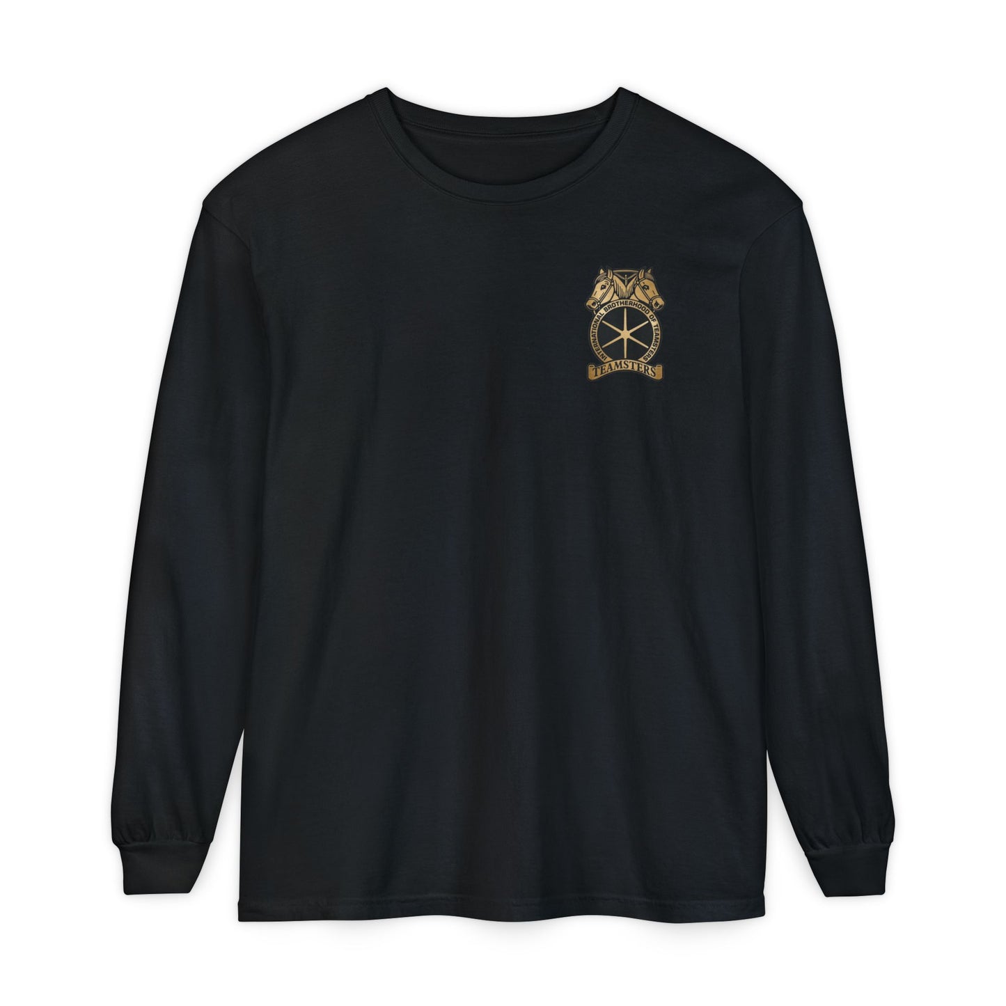 Blk Teamsters Long Sleeve T-Shirt