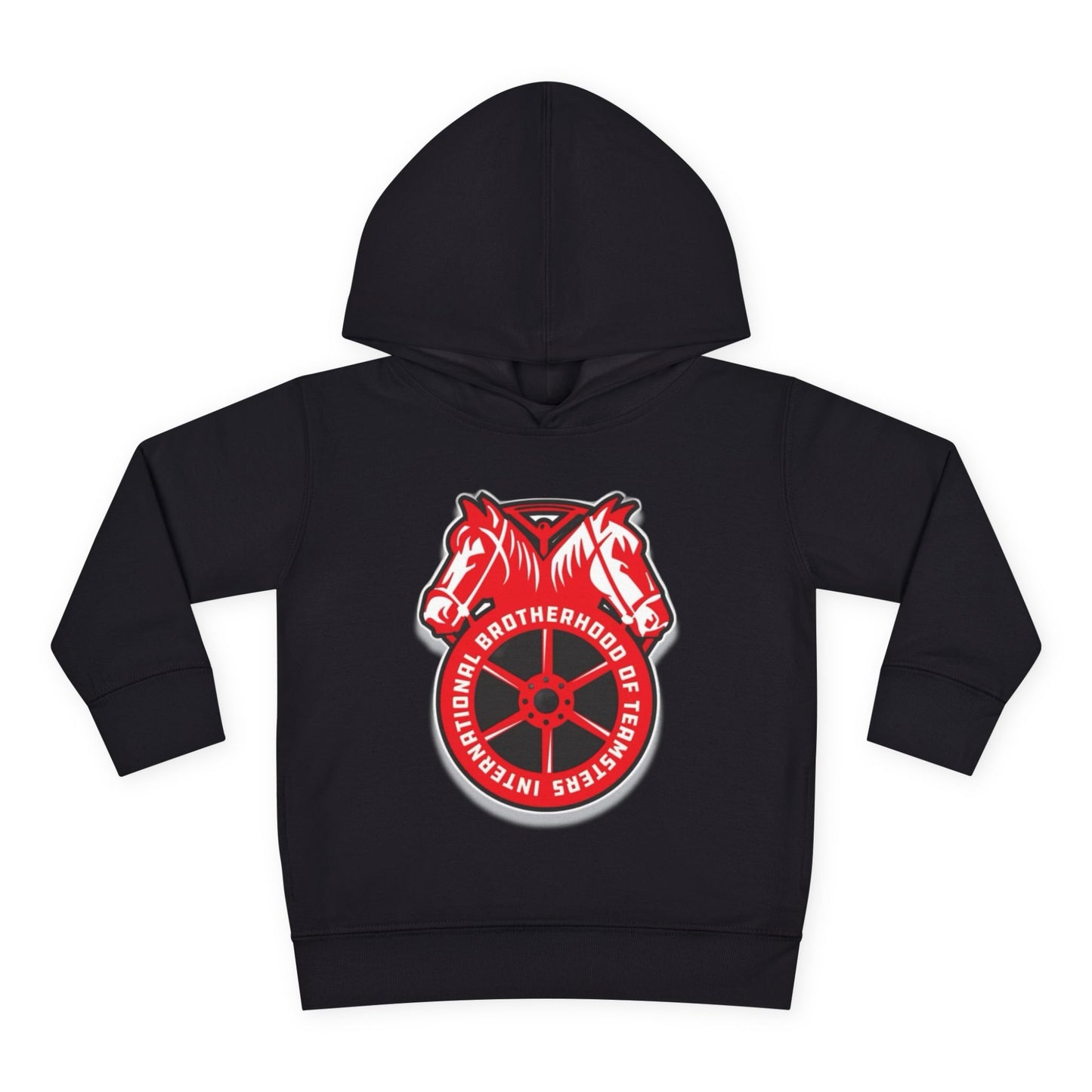 Toddler Fleece Hoodie - Brotherhood of Horses Design