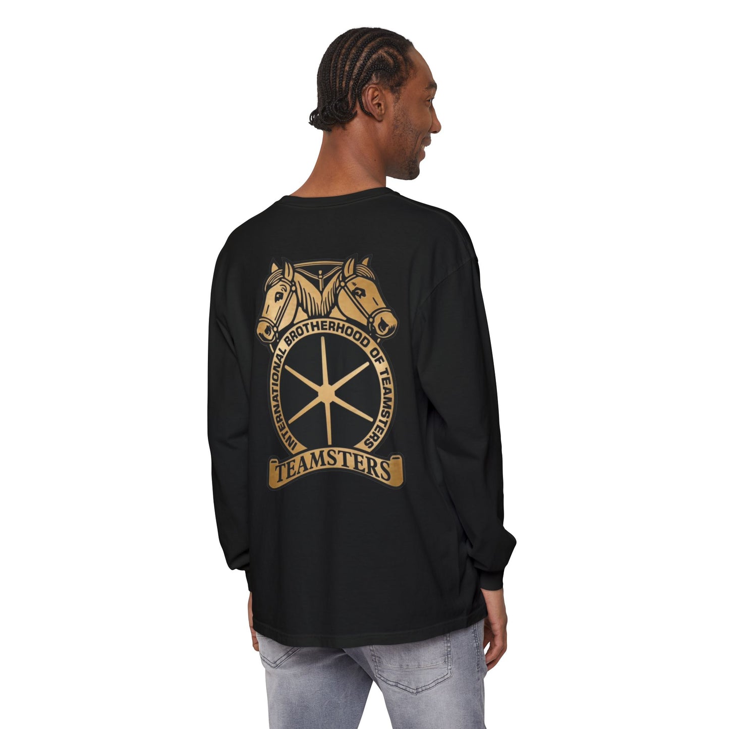 Blk Teamsters Long Sleeve T-Shirt